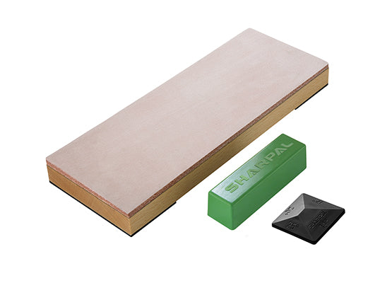 Leather Honing Strop with Compound 200 x 75 mm