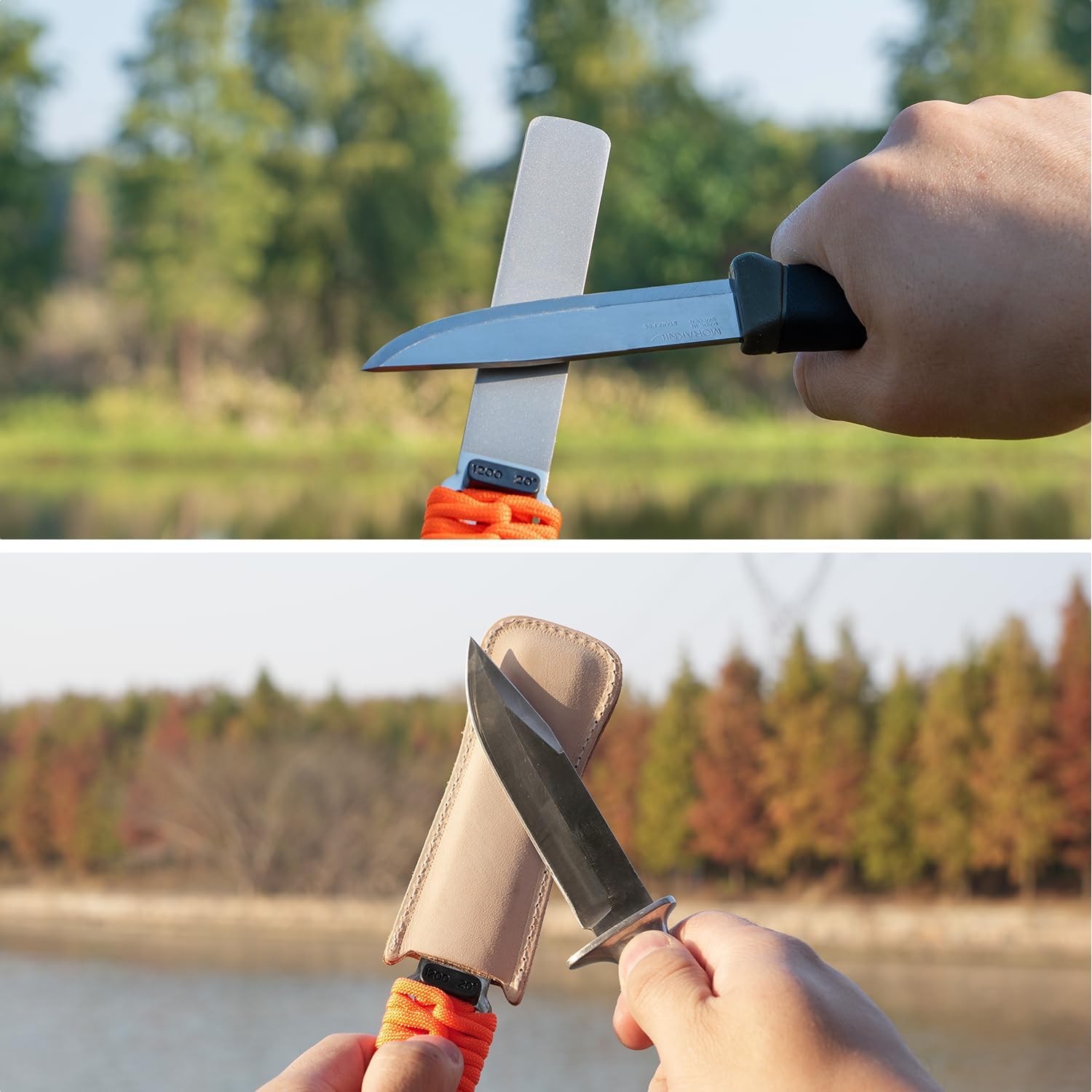 BUDDYGUARD Diamond Sharpener with Leather Strop