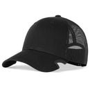 Notch Classic Adjustable Black Trucker Blank Cap