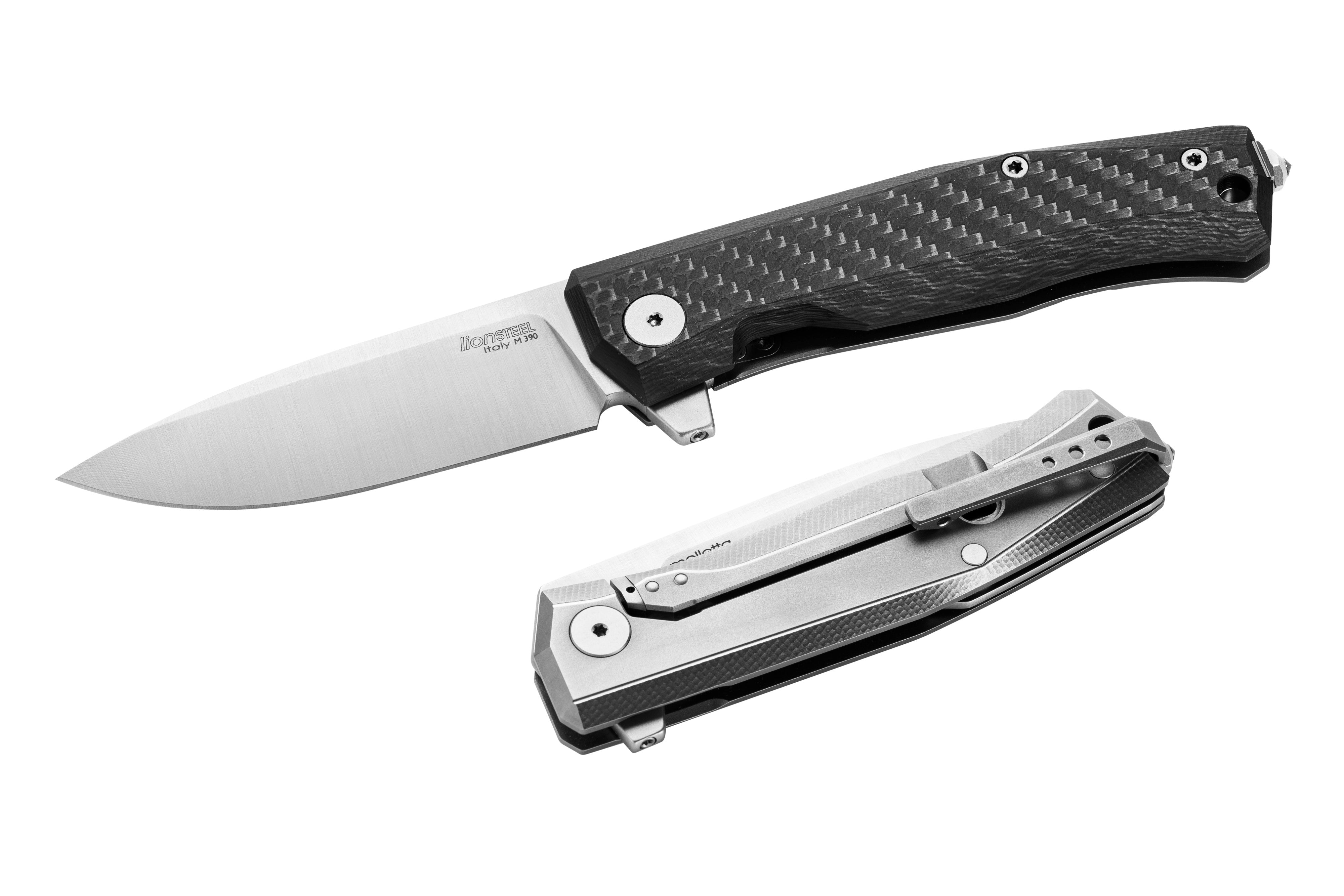 Myto: hi-tech EDC folding knife for all everyday activities - Carbon fiber